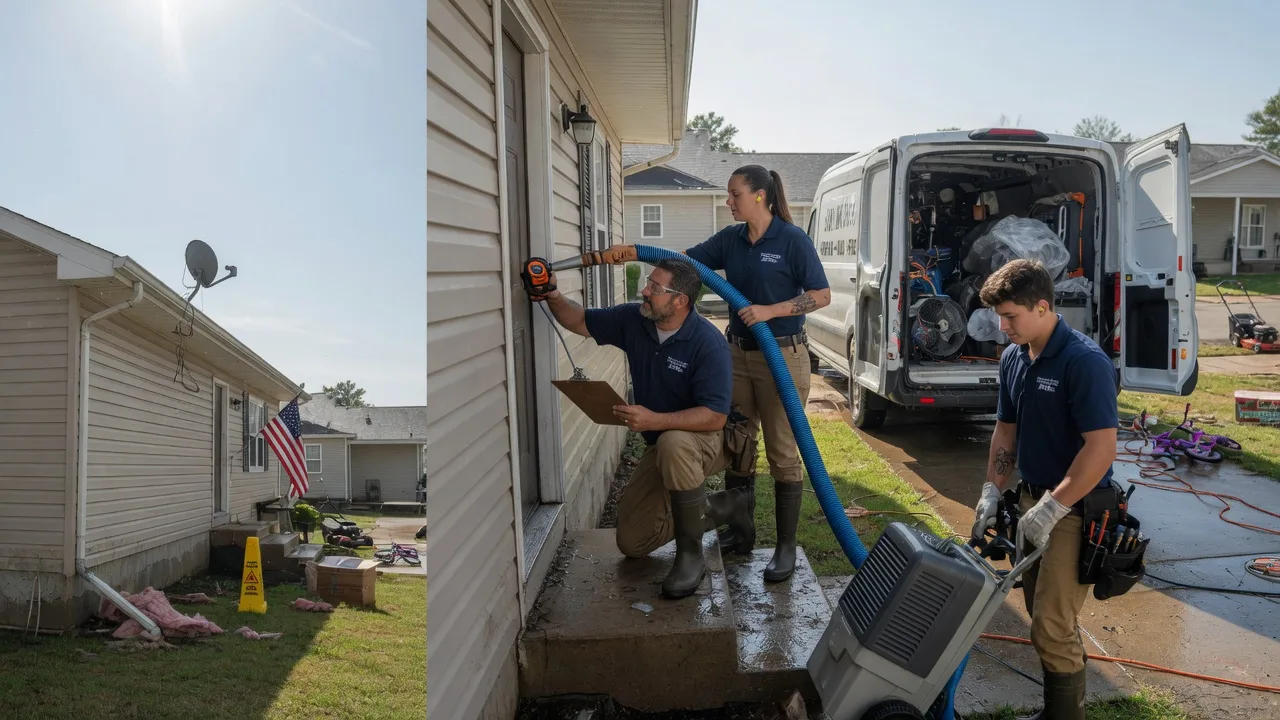 Ceiling Water Damage Restoration in Wales, ND near me